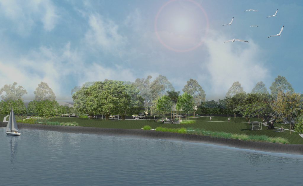 An artist impression of Budd Park. An artist impression of Budd Park.
